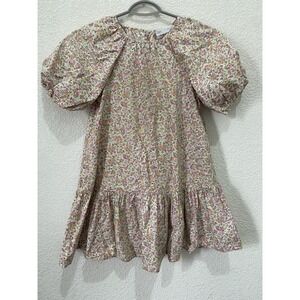 Zara Kids‎ Girl Floral Printed Midi Dress Size 9 (Z190)